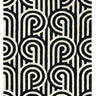 Florence Broadhurst Turnabouts Black 039205
