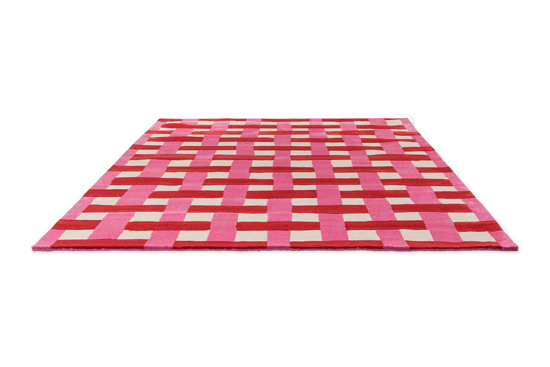 HARLEQUIN BASKET WEAVE CORAL/ROSE 144102 - SOPHIE ROBINSON