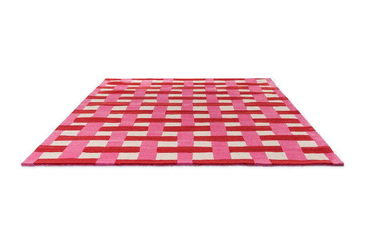 HARLEQUIN BASKET WEAVE CORAL/ROSE 144102 - SOPHIE ROBINSON