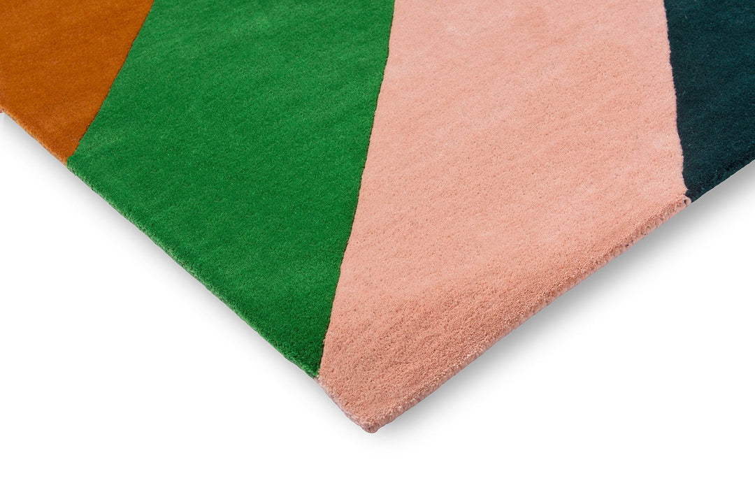 HARLEQUIN SHERBET STRIPE EMERALD/AMBER 144417 - SOPHIE ROBINSON