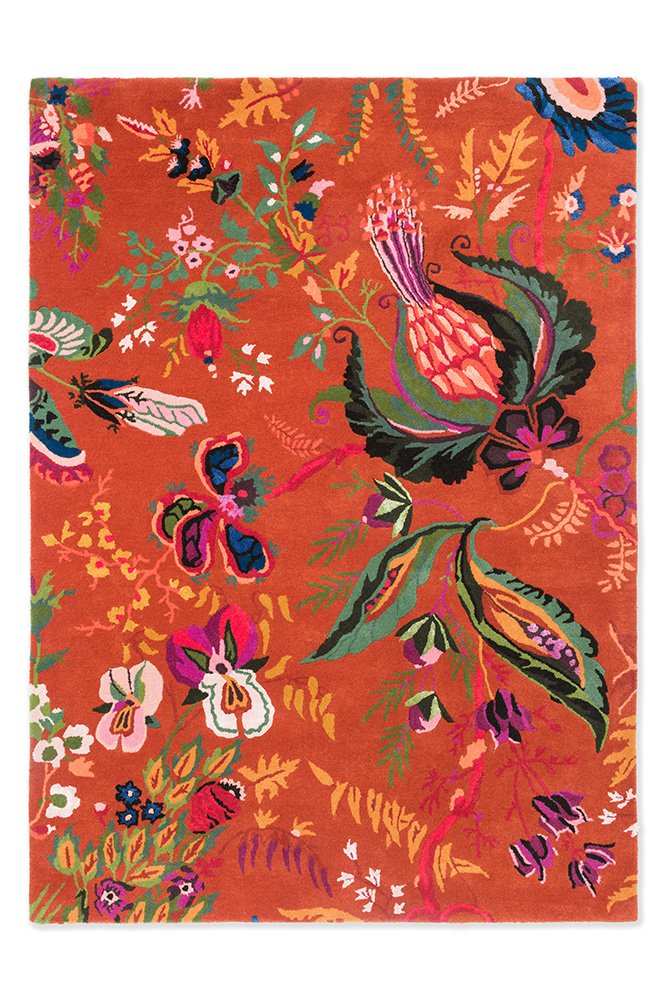 HARLEQUIN WONDERLAND FLORAL AMBER/LAPIS 144713 - SOPHIE ROBINSON