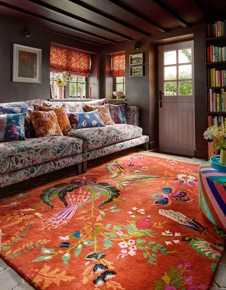 HARLEQUIN WONDERLAND FLORAL AMBER/LAPIS 144713 - SOPHIE ROBINSON