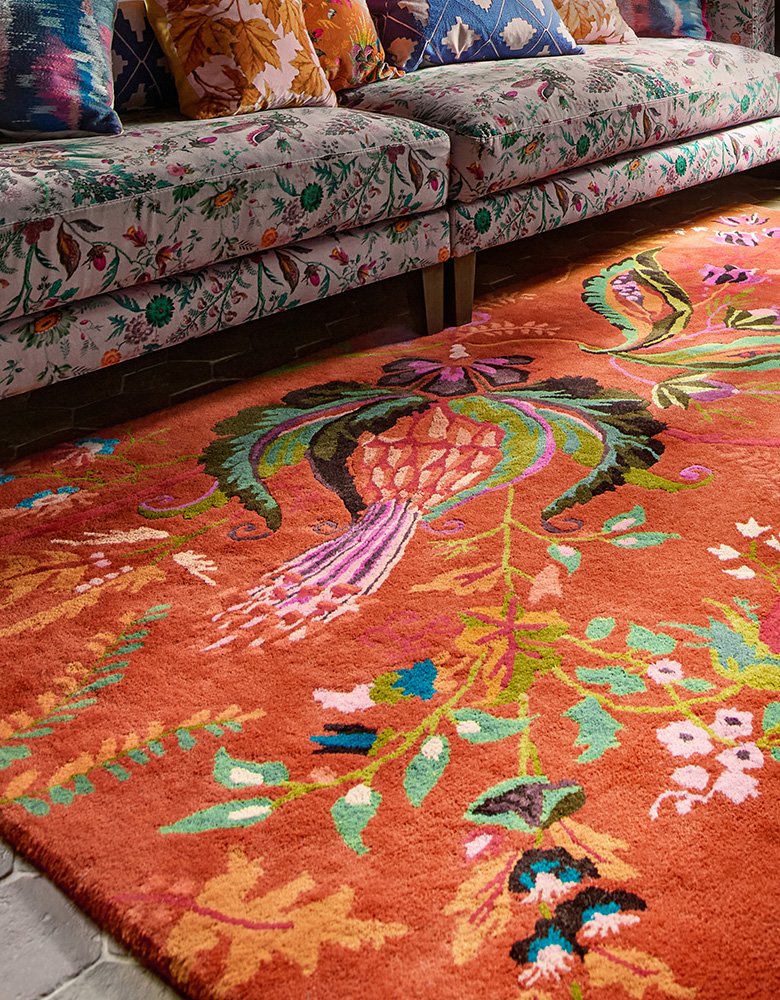 HARLEQUIN WONDERLAND FLORAL AMBER/LAPIS 144713 - SOPHIE ROBINSON