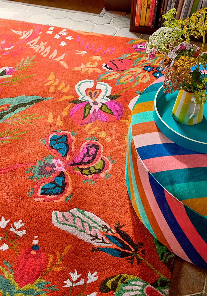 HARLEQUIN WONDERLAND FLORAL AMBER/LAPIS 144713 - SOPHIE ROBINSON