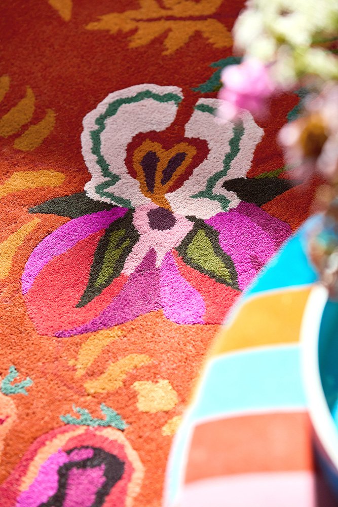 HARLEQUIN WONDERLAND FLORAL AMBER/LAPIS 144713 - SOPHIE ROBINSON