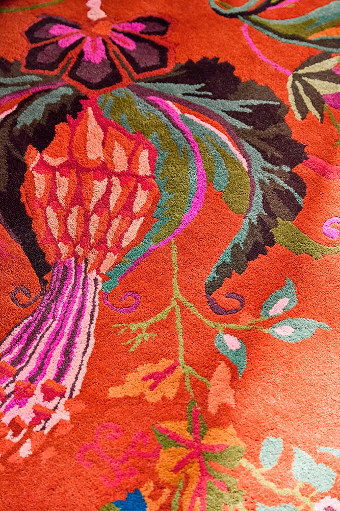 HARLEQUIN WONDERLAND FLORAL AMBER/LAPIS 144713 - SOPHIE ROBINSON