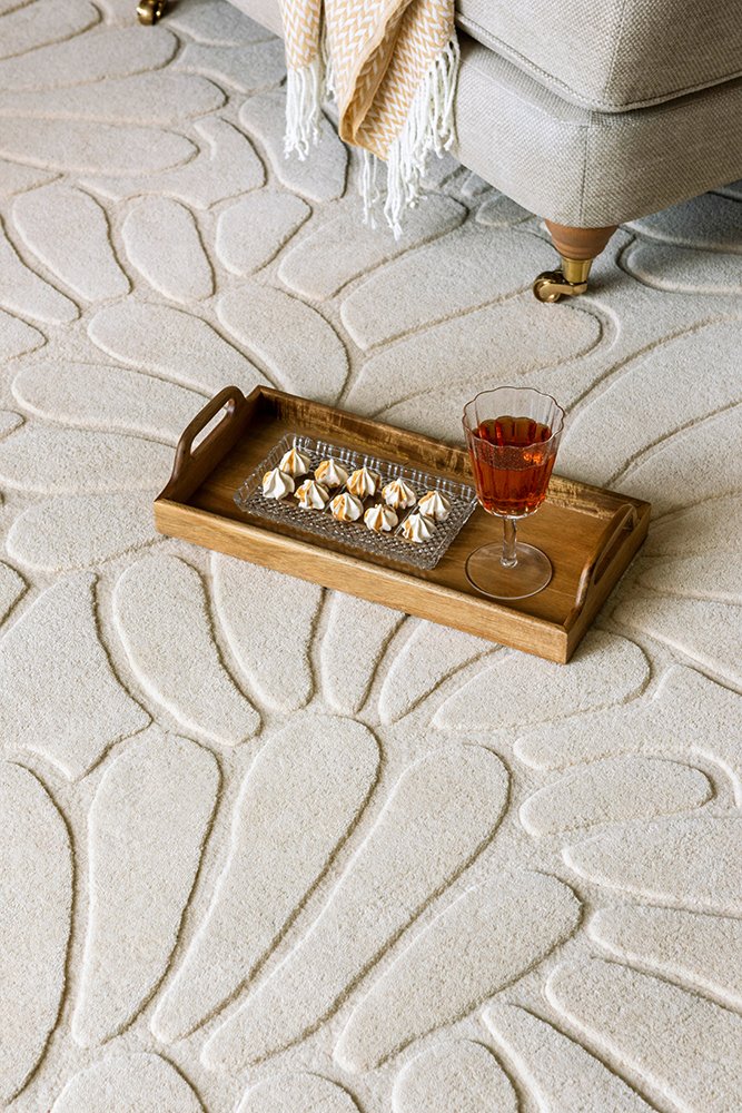 LAURA ASHLEY COLEBY PETALS IVORY CREAM 078809