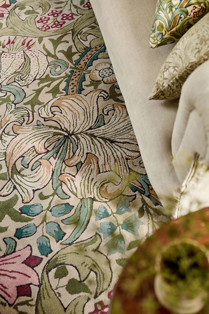 MORRIS & CO GOLDEN LILY GREEN - RED 130107