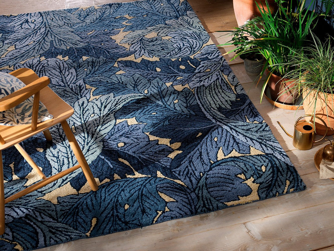 MORRIS & CO ACANTHUS INDIGO OUTDOOR 427318