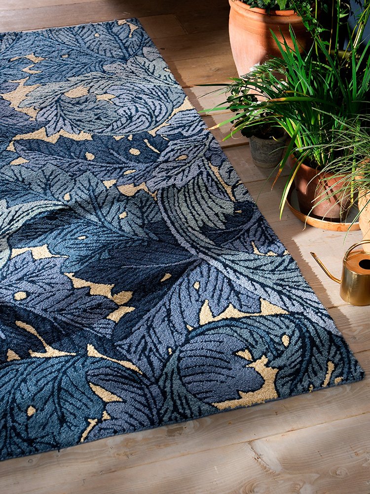MORRIS & CO ACANTHUS INDIGO OUTDOOR 427318