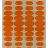 ORLA KIELY OPTICAL OVAL ORANGE - SAND 157703