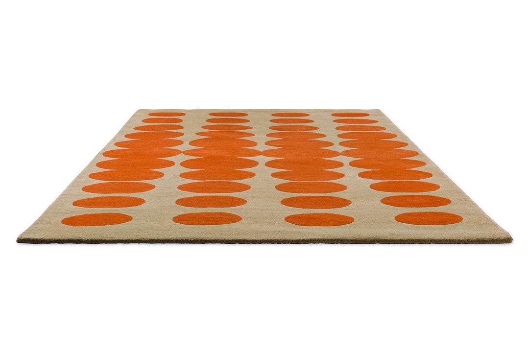 ORLA KIELY OPTICAL OVAL ORANGE - SAND 157703