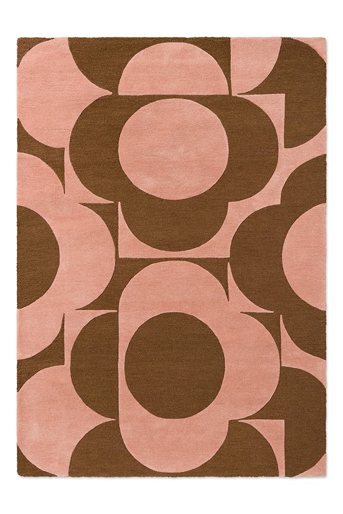 ORLA KIELY PRISM FLOWER PINK - TERRACOTTA