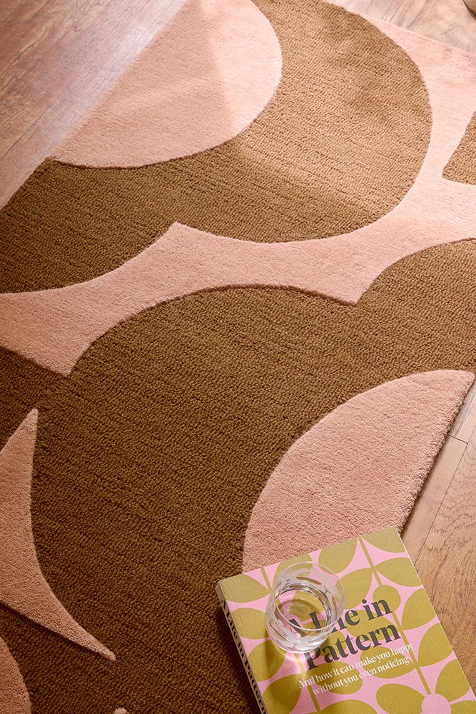 ORLA KIELY PRISM FLOWER PINK - TERRACOTTA