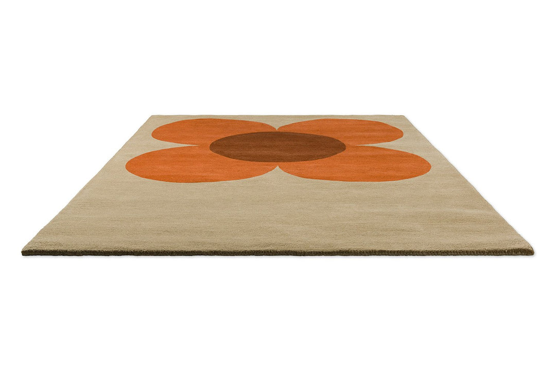 ORLA KIELY FLOWER PLACEMENT PUMPKIN - ECRU 158203