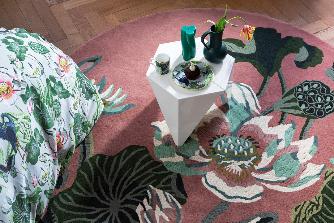 Wedgwood Waterlily Dusty Rose 038602 Round