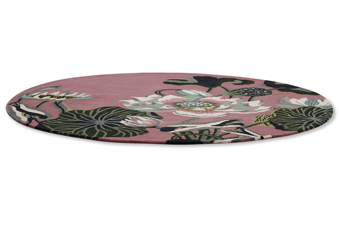 Wedgwood Waterlily Dusty Rose 038602 Round