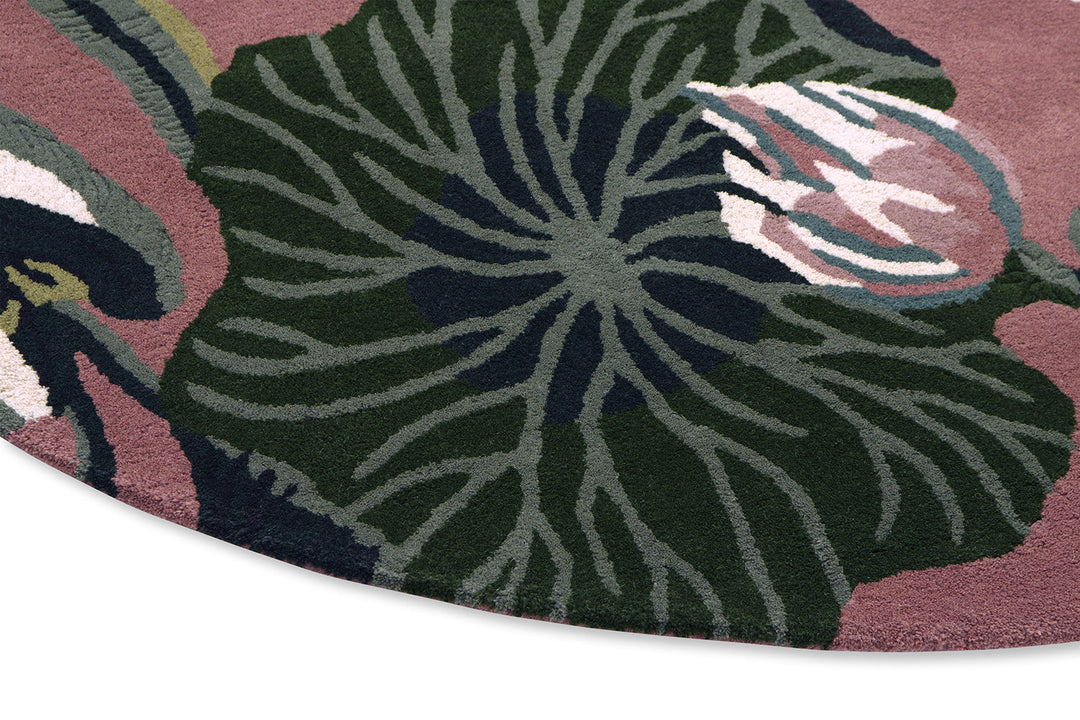 Wedgwood Waterlily Dusty Rose 038602 Round