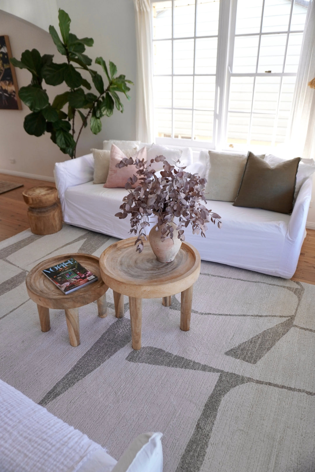 LEXI Abstract Beige RuG