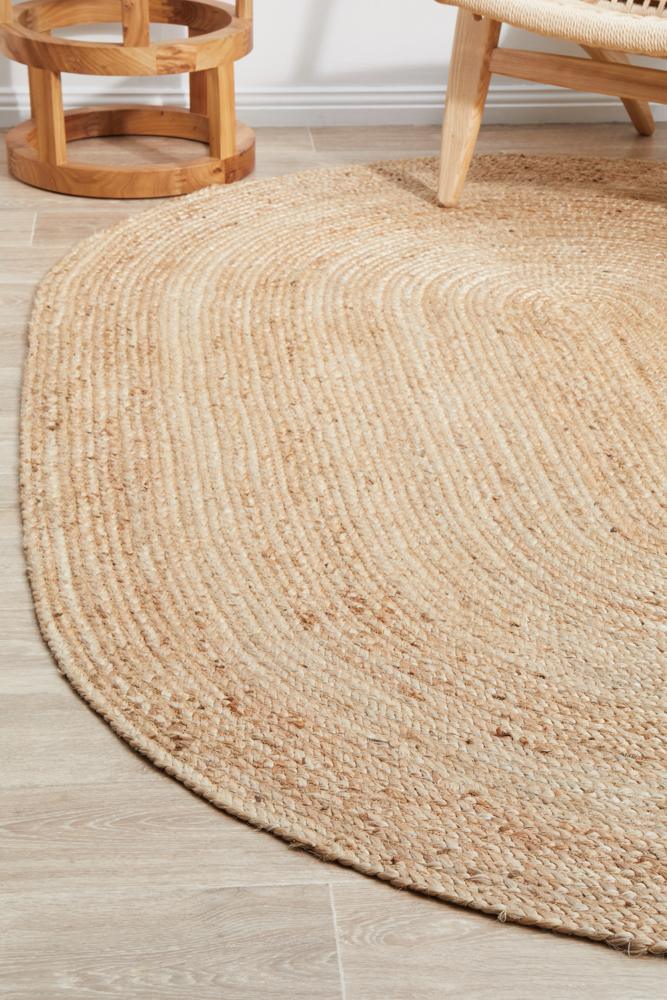 Bondi Natural Oval Rug - All Modern Design