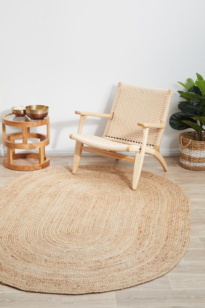Bondi Natural Oval Rug - All Modern Design