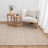 Seren Beige Modern Wool Rug