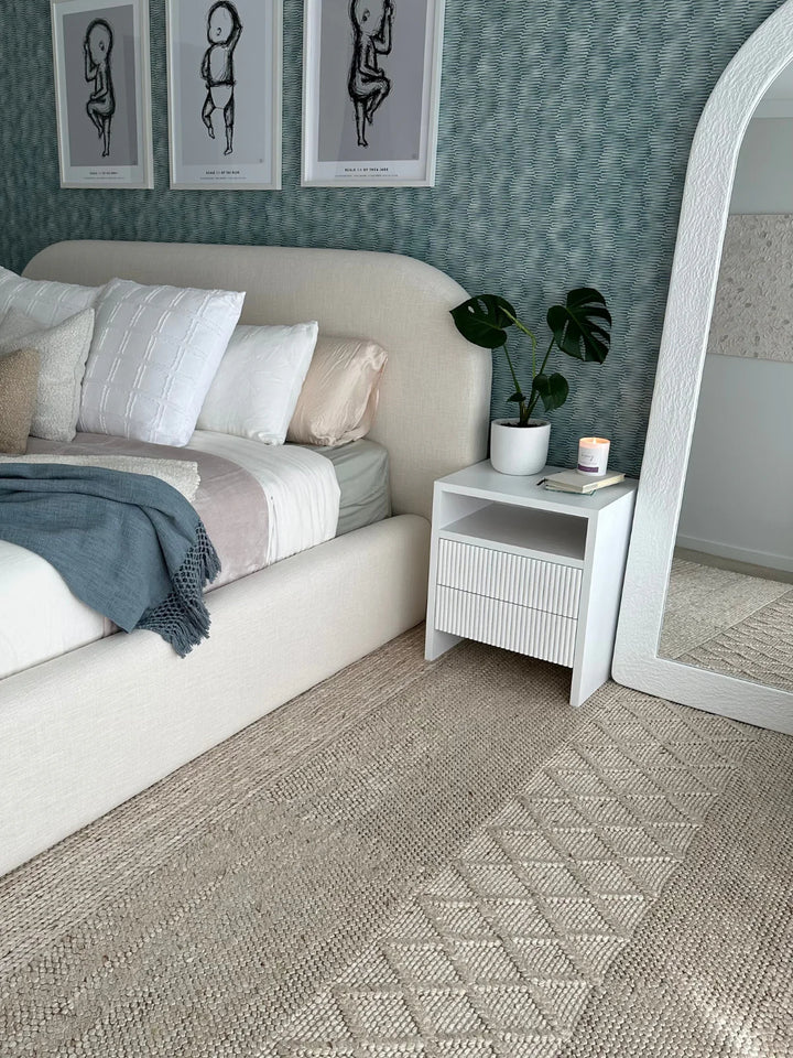 bella Natural Wool Floor Rug