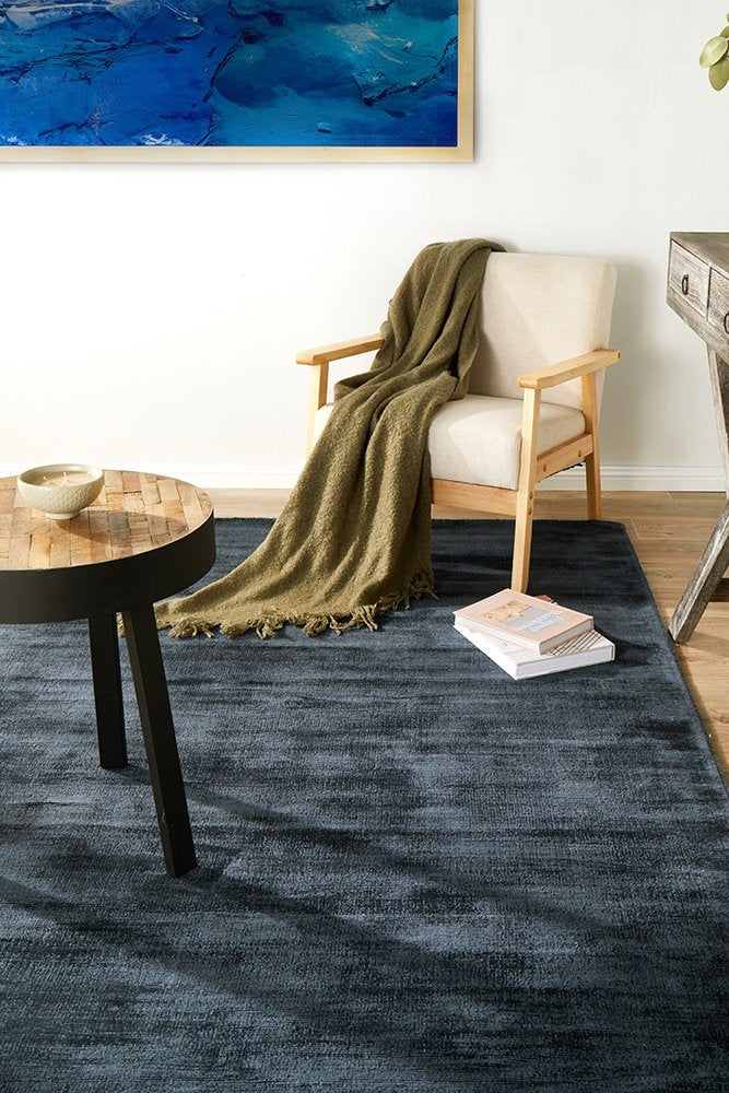 Bliss Hand Tufted Denim Floor Rug
