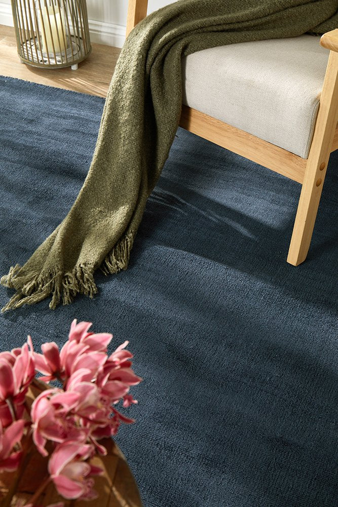 Bliss Hand Tufted Denim Floor Rug