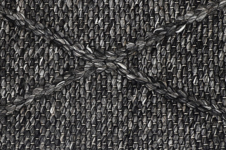 Bays Diamond Charcoal Rug