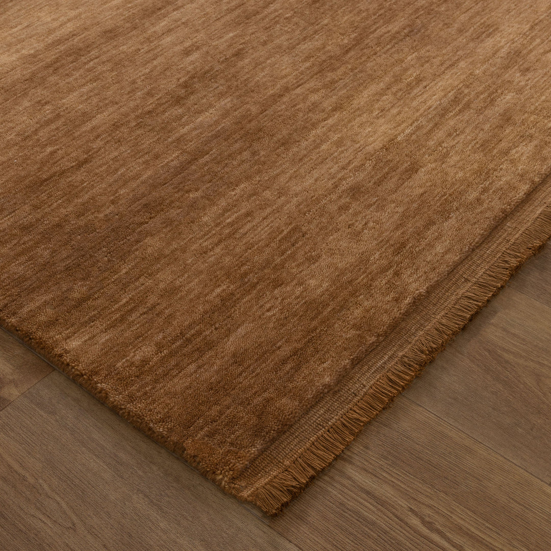 Charleston Hand-Knotted Wool Rug Butterscotch