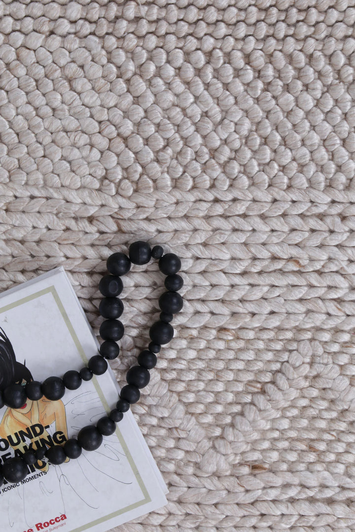 bella Natural Wool Floor Rug