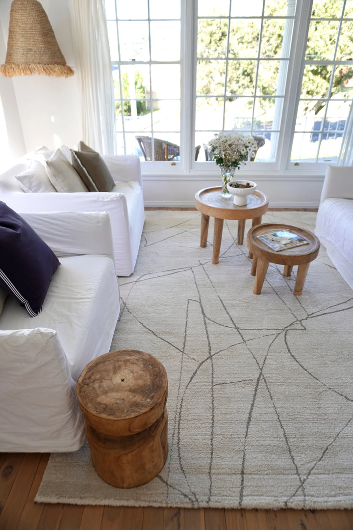 LEXI Curves Cream Rug