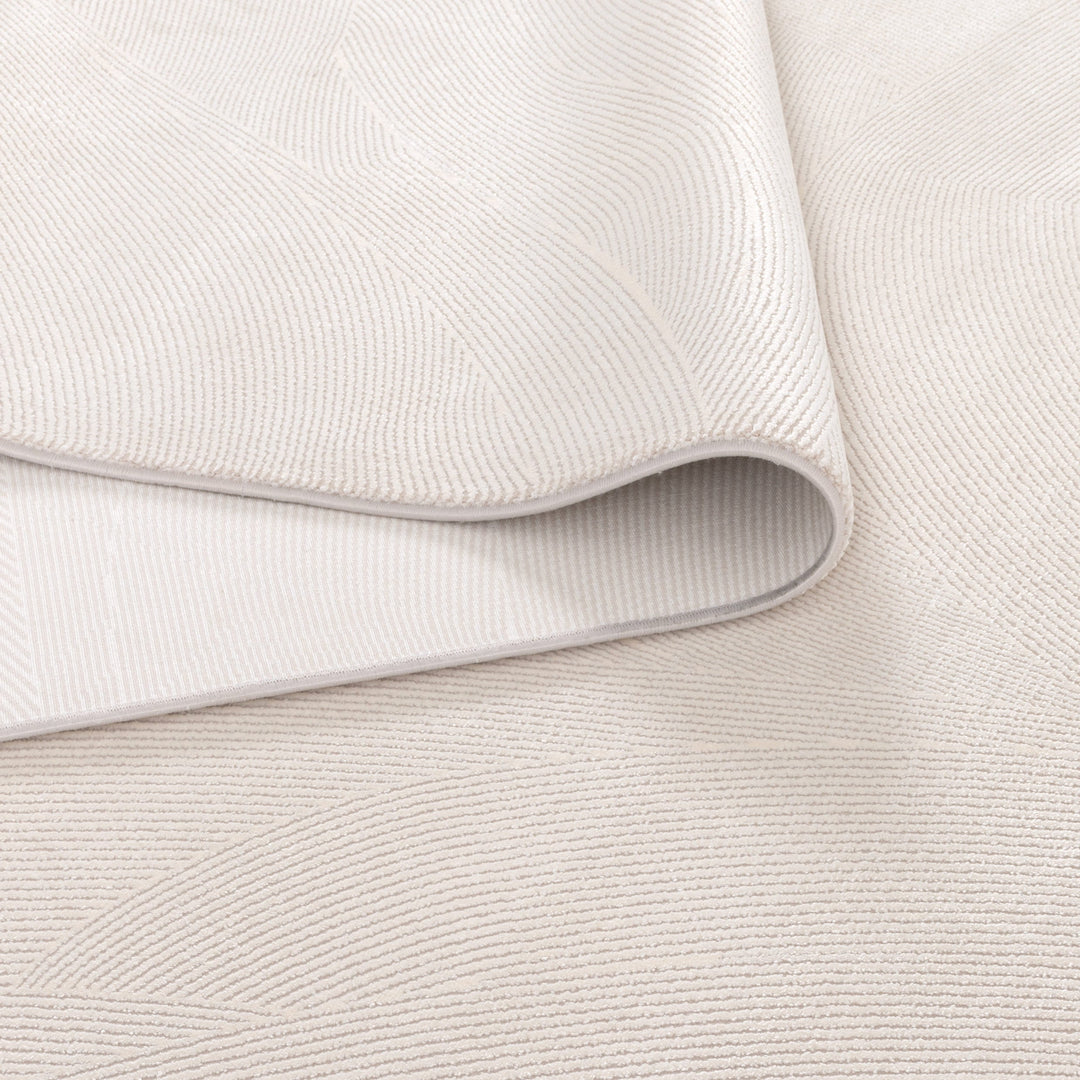 Chateau Geometric Lines White Rug - CH03