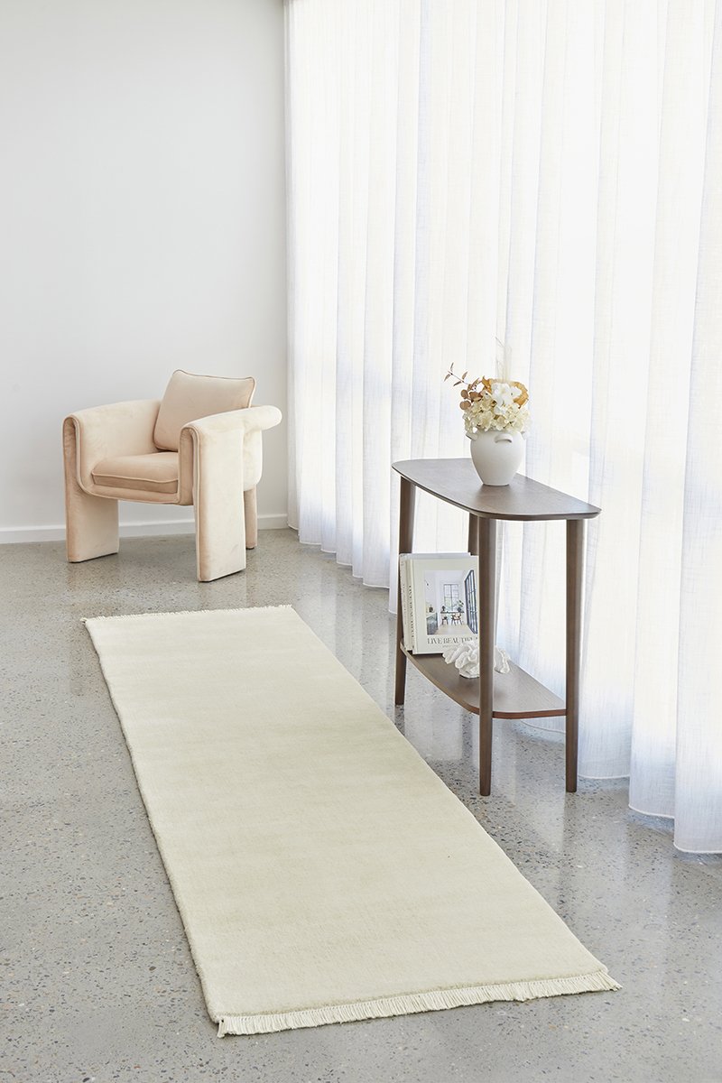 KINSHIP CREAM HAND WOVEN WOOL FLOOR RUG