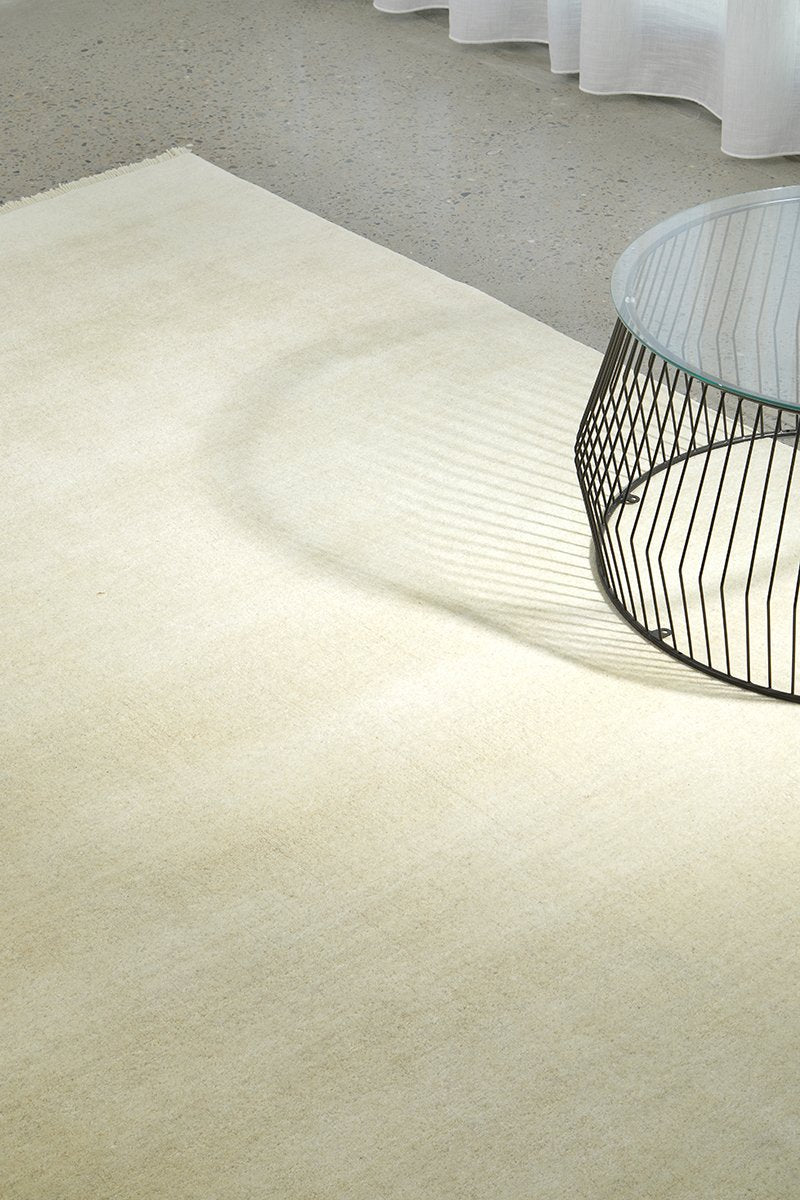 KINSHIP CREAM HAND WOVEN WOOL FLOOR RUG