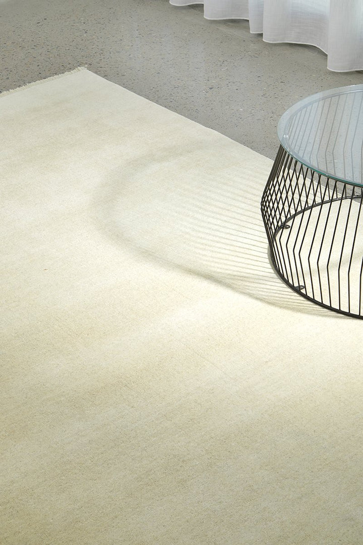 KINSHIP CREAM HAND WOVEN WOOL FLOOR RUG
