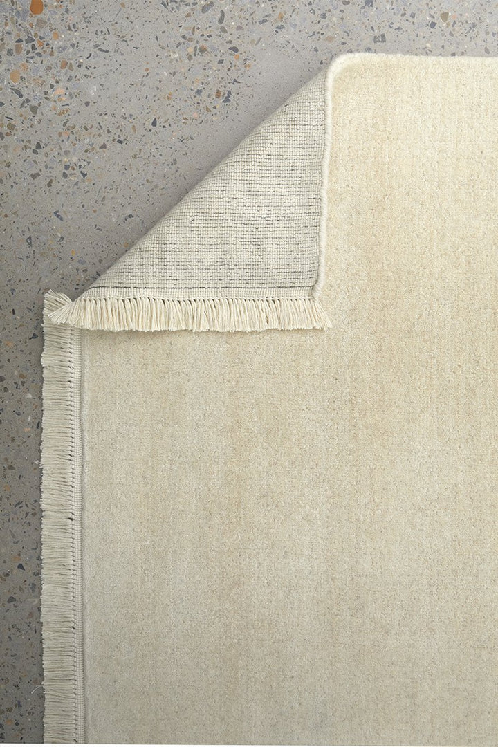 KINSHIP CREAM HAND WOVEN WOOL FLOOR RUG