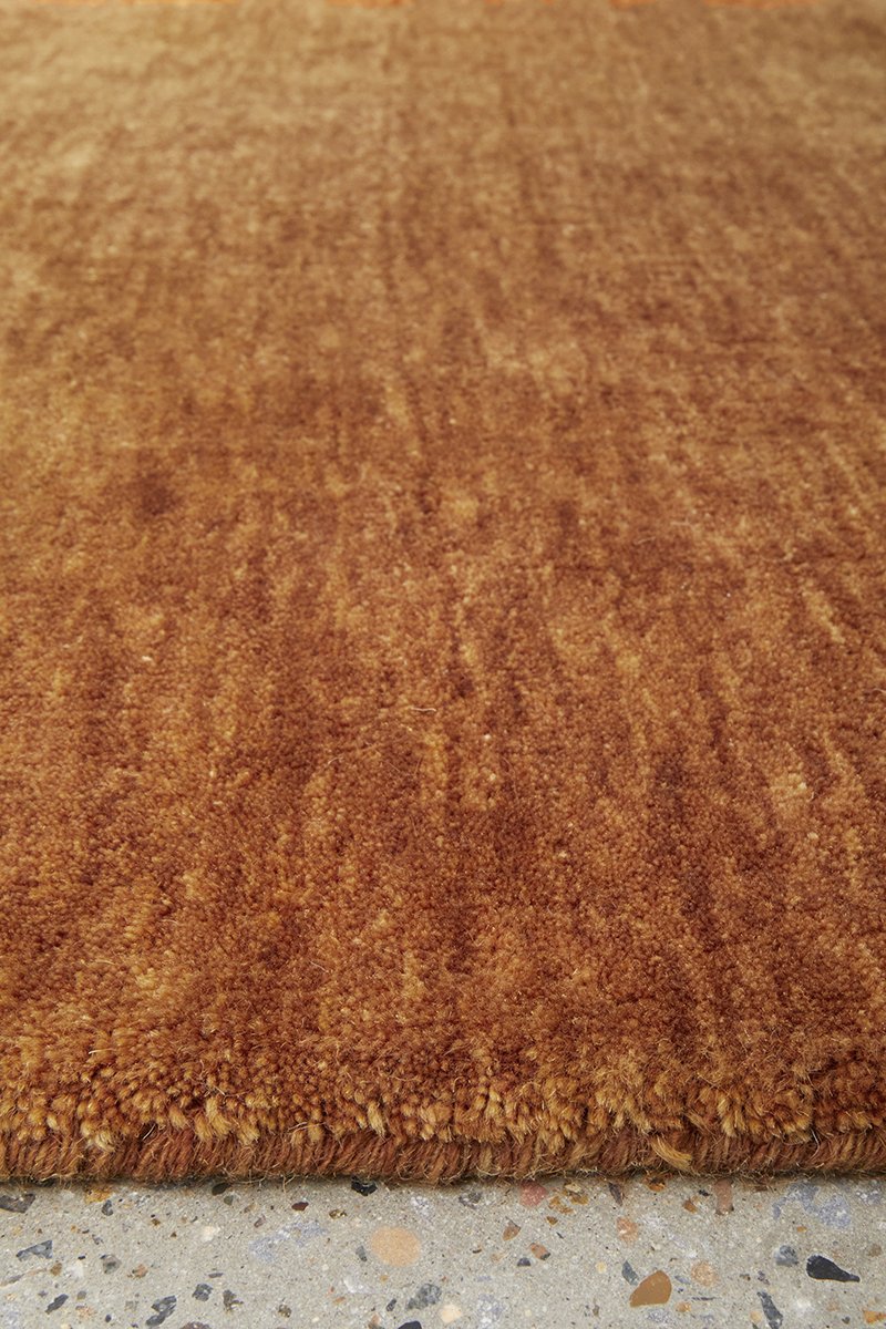 KINSHIP PAPRIKA HAND WOVEN WOOL FLOOR RUG