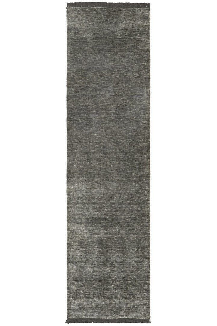 KINSHIP SEAL GREY HAND WOVEN WOOL FLOOR RUG