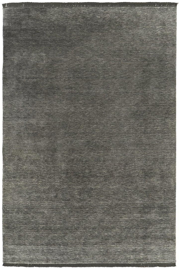 KINSHIP SEAL GREY HAND WOVEN WOOL FLOOR RUG