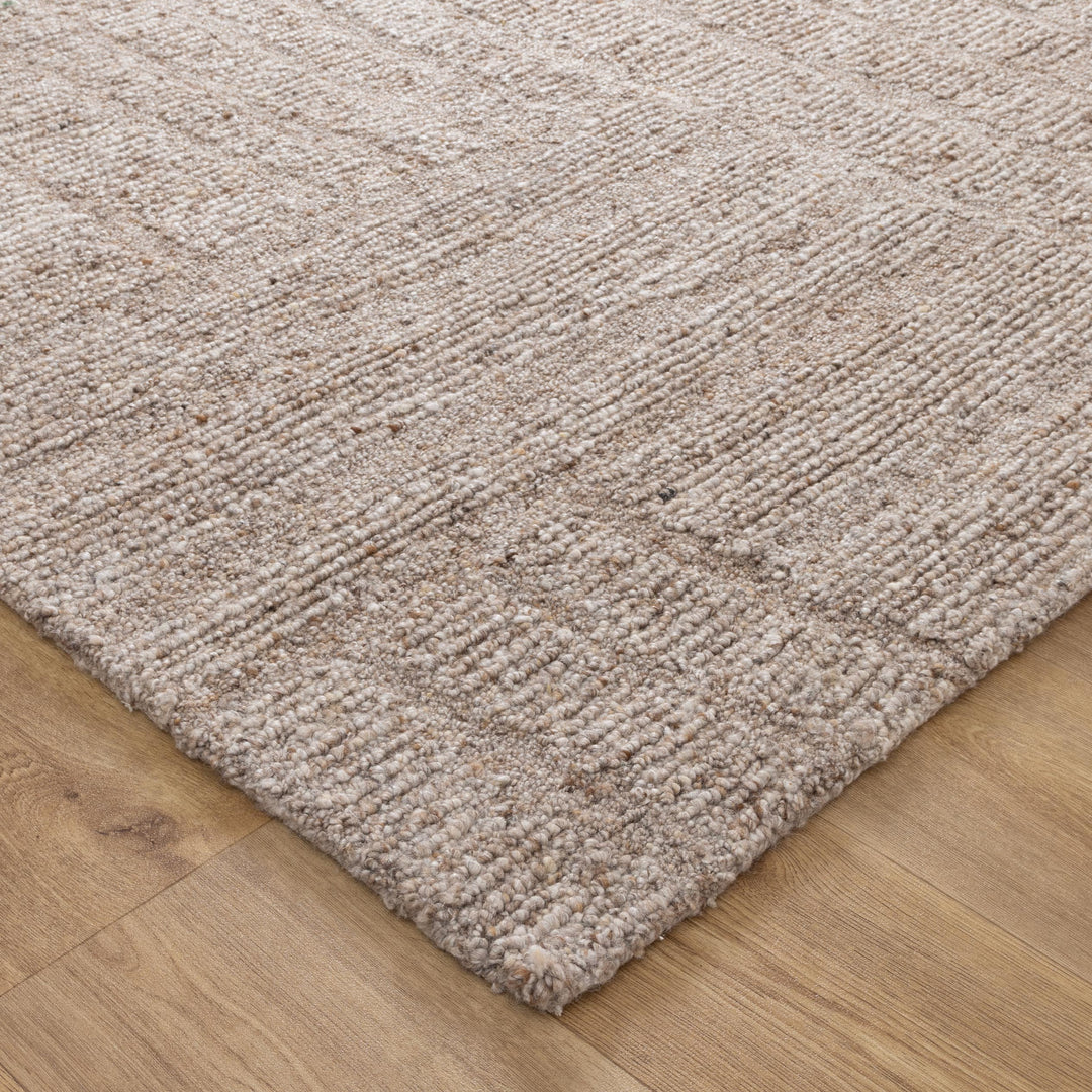 Seren Cocoa Modern Wool Rug