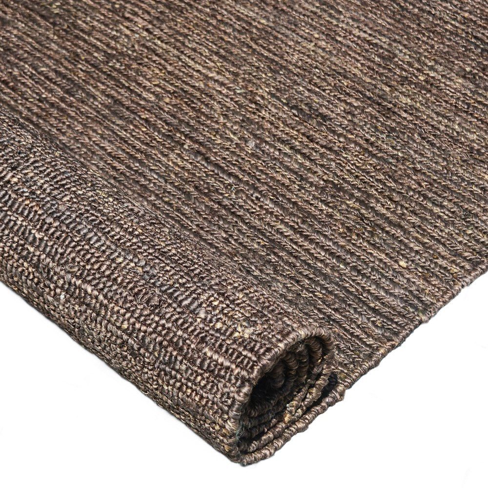 Sierra Hand-Loomed Brown Jute Rug