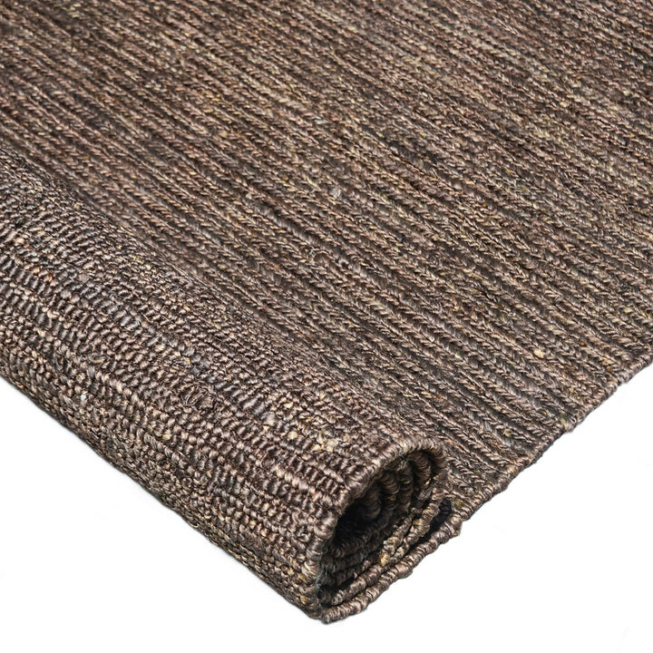 Sierra Hand-Loomed Brown Jute Rug
