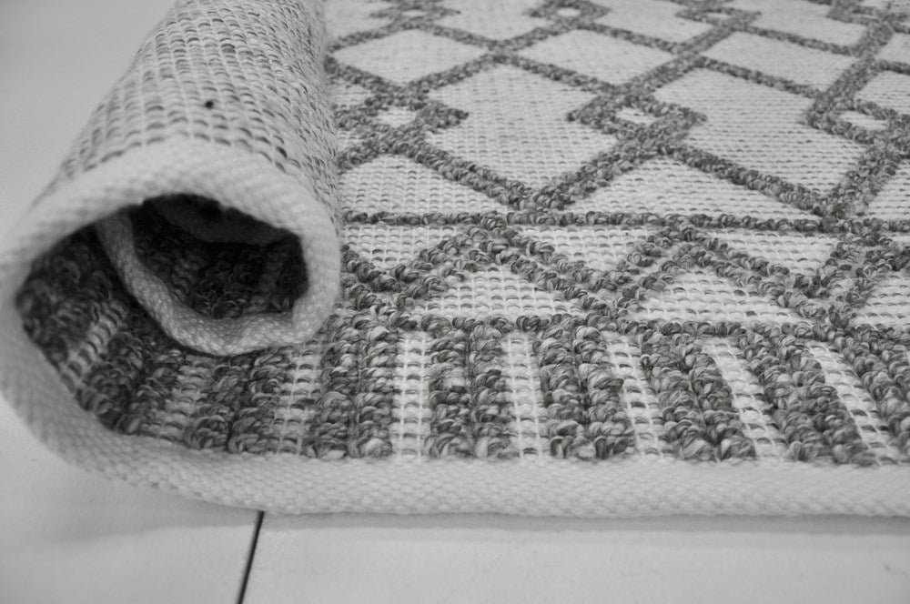 COURTYARD INDOOR OUTDOOR  GREY FLOOR RUG