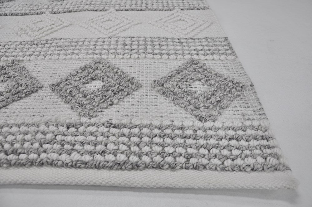 COURTYARD IVORY GREY INDOOR OUTDOOR FLOOR RUG