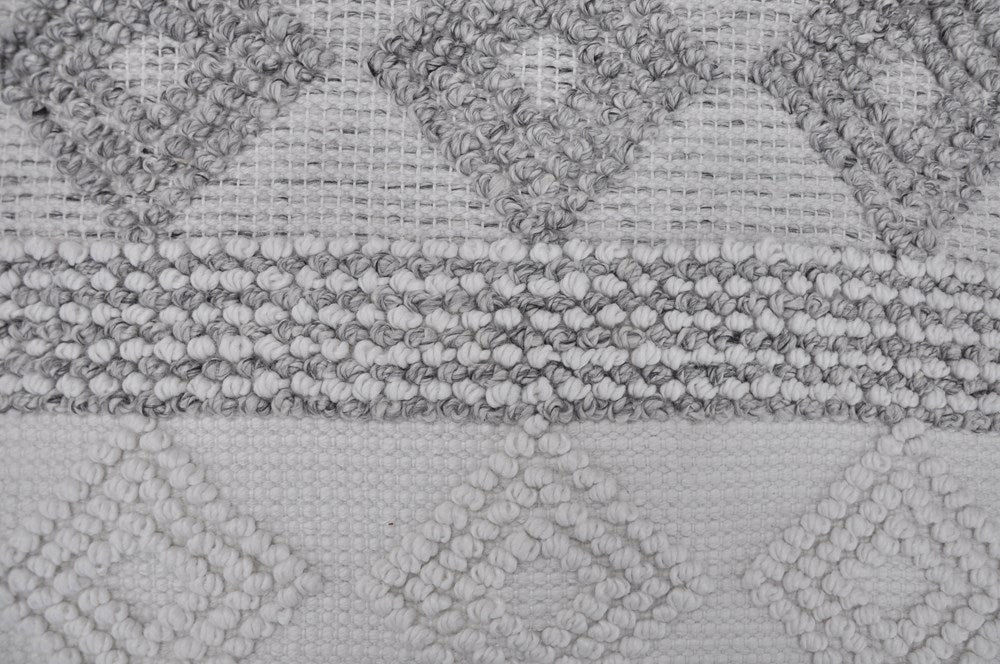 COURTYARD IVORY GREY INDOOR OUTDOOR FLOOR RUG