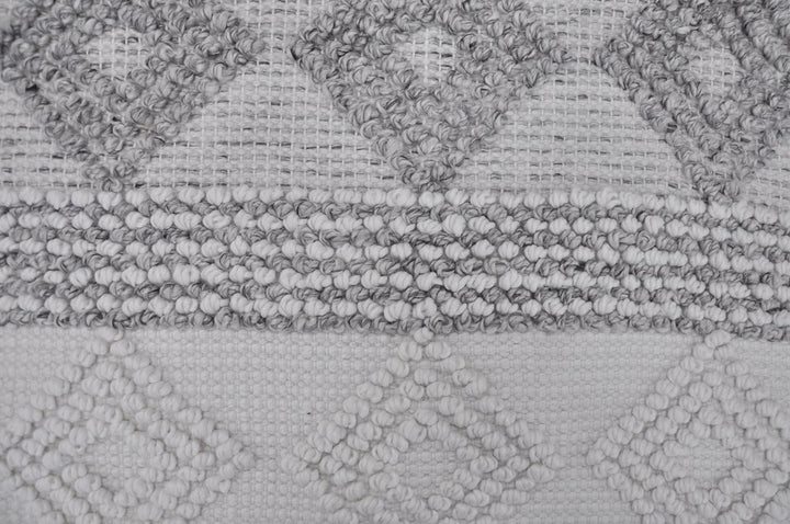 COURTYARD IVORY GREY INDOOR OUTDOOR FLOOR RUG