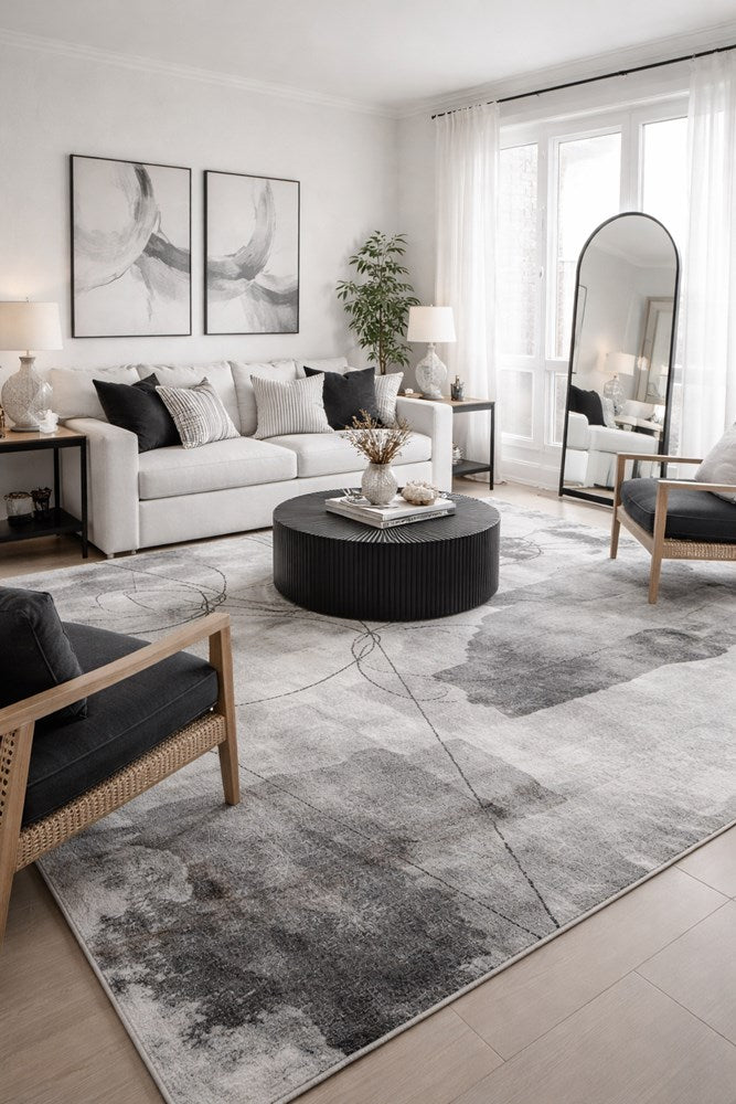 Crystal Sand Grey Luxurious High-Density