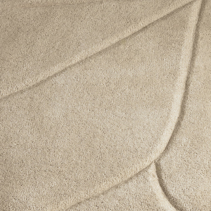 Coral Floor Rug Beige